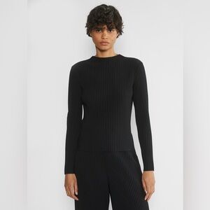 Aritzia Babaton Advocate Blouse - black, sz M